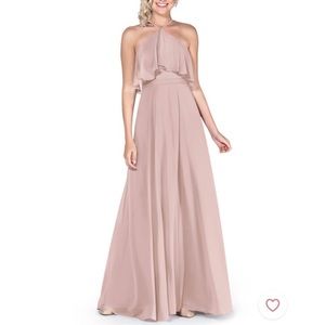 Azazie Amira Dusty Rose Bridesmaid Dress